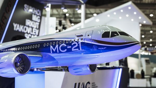 Први руски путнички авион МС-21 биће представљен на пролеће - Sputnik Србија