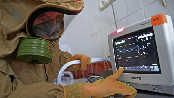 Ebola case response training - Sputnik Srbija