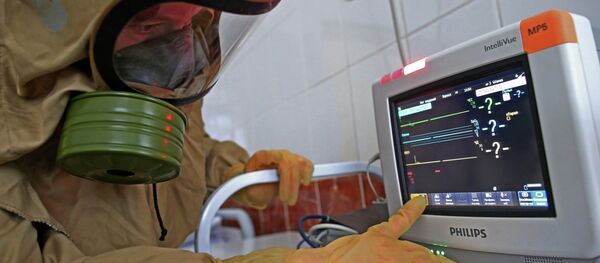 Ebola case response training - Sputnik Србија