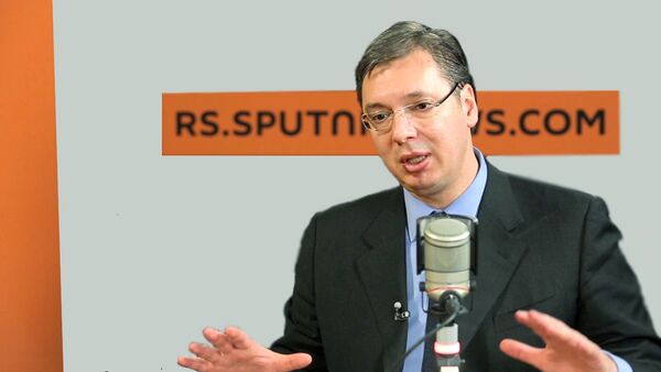 Premijer Srbije Aleksandar Vučić-intervju za Sputnjik - Sputnik Srbija