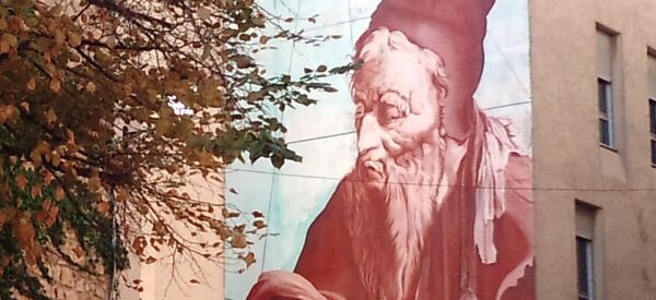 Mural sa Nostradamusovim likom - Sputnik Srbija