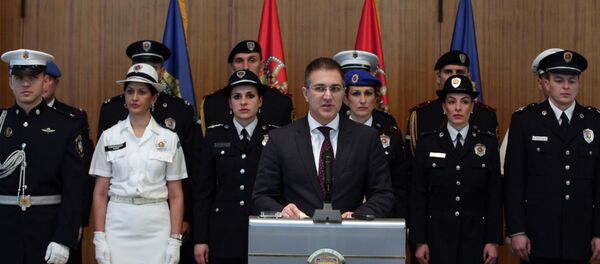 Ministar unutrašnjih poslova Nebojša Stefanović Ministar unutrašnjih poslova Nebojša Stefanović - Sputnik Srbija