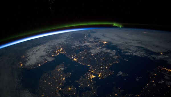Ночной вид на Скандинавию из космоса - Sputnik Србија