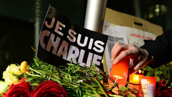 Терористички напад на часопис Шарли ебдо у Паризу 07.01. 2015. године - Sputnik Србија