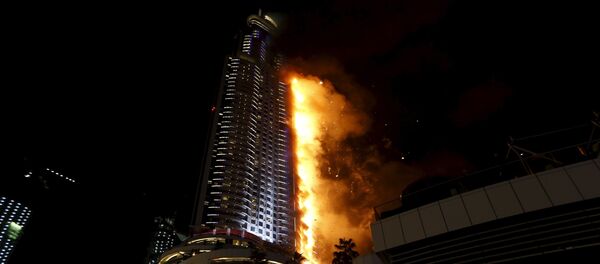 Хотел Адрес у пламену, Дубаи - Sputnik Србија