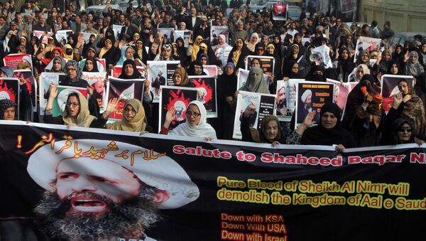 Протести против погубљења шиитског свештеника Нимра ел Нимритса - Sputnik Србија
