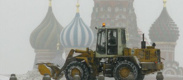 Москва, чишћење снега - Sputnik Србија