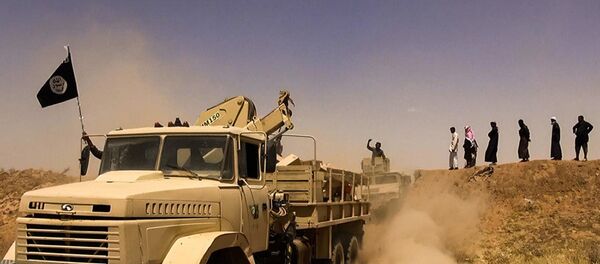 Pripadnici DAEŠ-a Pripadnici DAEŠ-a - Sputnik Srbija