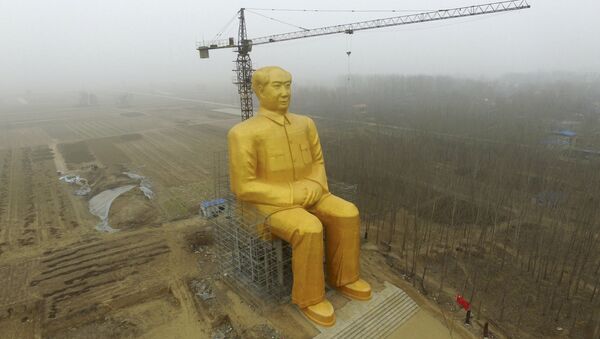 Мао Це Тунг, џиновска фигура, Кина - Sputnik Србија