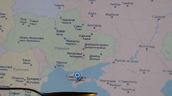 Karta Rusije sa Krimom - Sputnik Srbija