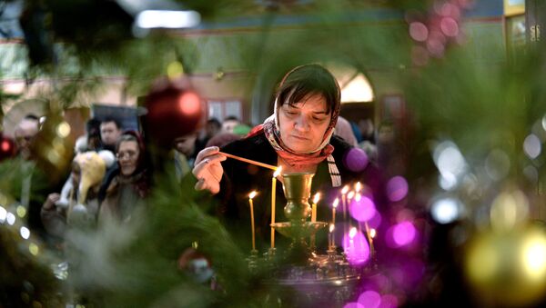 Proslava Božića u gradovima Rusije - Sputnik Srbija