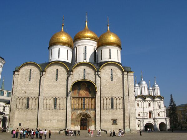 Успенска саборна црква у Москви, место крунисања руских царева Успенска саборна црква у Москви, место крунисања руских царева - Sputnik Србија