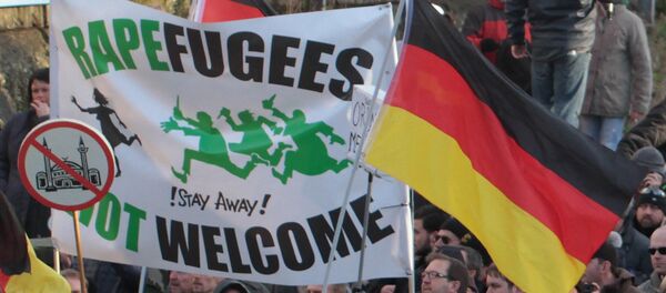 Antiislamski protest u Kelnu. Antiislamski protest u Kelnu. - Sputnik Srbija