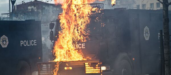 Protest opozicije u Prištini Protest opozicije u Prištini - Sputnik Srbija