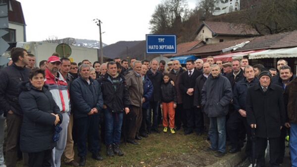Постављање споемника НАТО жртвама у Мурину, Црна Гора - Sputnik Србија