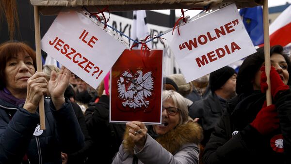 Borba za slobodu medija u Varšavi, Poljska - Sputnik Srbija