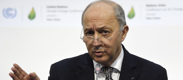 Министар спољних послова Француске Лоран Фабијус - Sputnik Србија