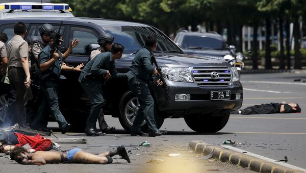 Терористички напад у Џакарти, Индонезија - Sputnik Србија