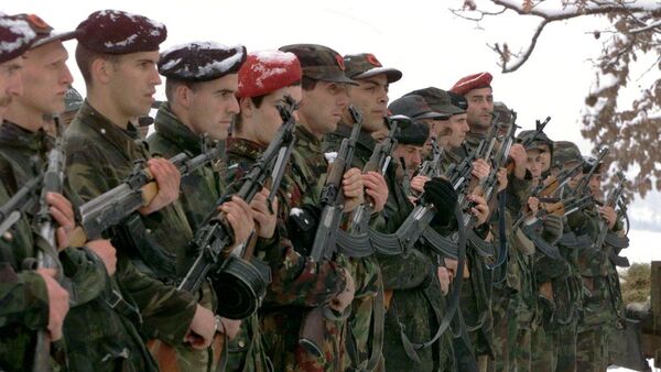 Pripadnici teroritičke organizacije OVK na Kosovu - Sputnik Srbija