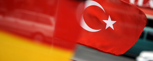 Zastava Nemačke i Turske Zastava Nemačke i Turske - Sputnik Srbija