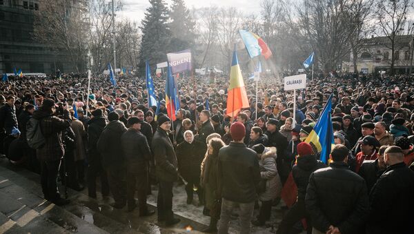 Protest opozicije Moldavija - Sputnik Srbija