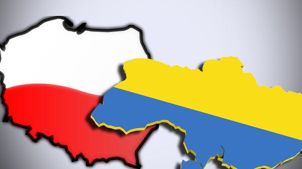 Poljska i Ukrajina - ilustracija - Sputnik Srbija