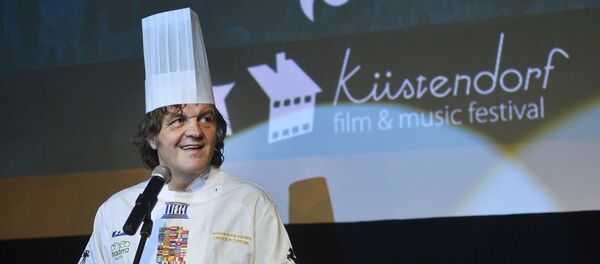 Emir Kusturica na otavranju fastivala Kustendorf - Sputnik Srbija