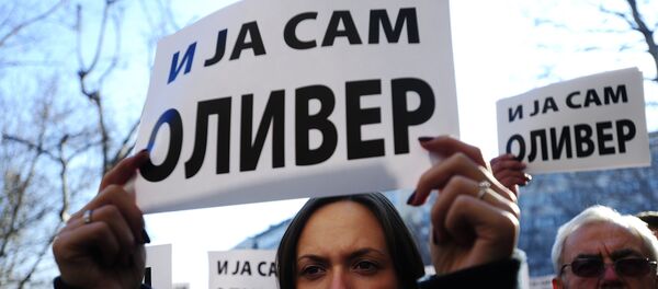 Skup podrške Oliveru Ivanoviću u Beogradu Skup podrške Oliveru Ivanoviću u Beogradu - Sputnik Srbija