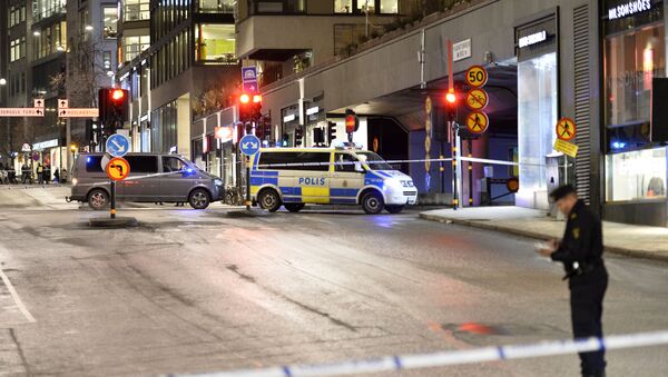 Експлозија у Стокхолму. Полиција на лицу места - Sputnik Србија
