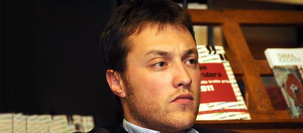 Izrvšni direktor Pokreta za neutralnost i novinar Marko Milačić - Sputnik Srbija