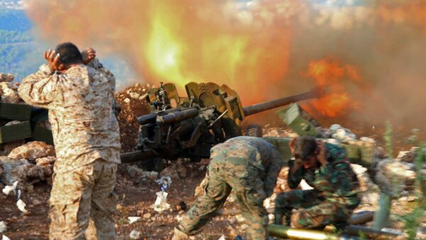 Сиријска војска спроводи офанзиву у близини места Салма у провинцији Латакија - Sputnik Србија