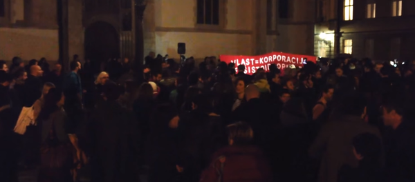 Protest Izdajnikau Zagrebu - Sputnik Srbija