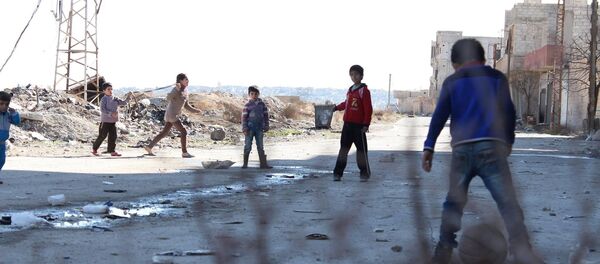 Deca se igraju u Damasku Deca se igraju u Damasku - Sputnik Srbija