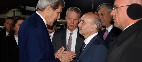 Џон Кери и Иса Мустафа - Sputnik Србија