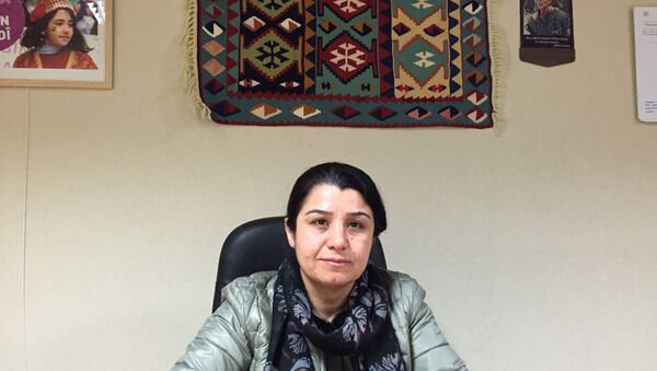 Nesrin Abdula, komandant kurdskog Odreda ženske samoodbrane, Sirija - Sputnik Srbija