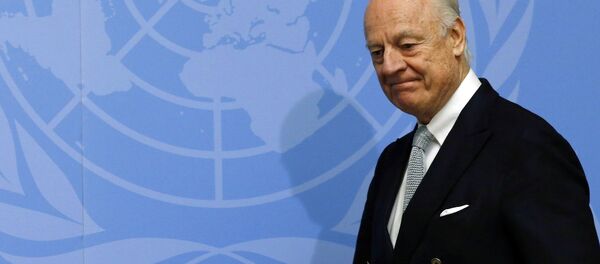 Специјални изасланик ЕУ за Сирију Стафан де Мистура Специјални изасланик ЕУ за Сирију Стафан де Мистура - Sputnik Србија