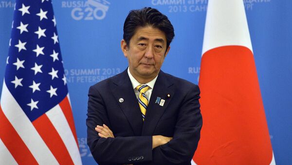 Japanski premijer Šinzo Abe - Sputnik Srbija