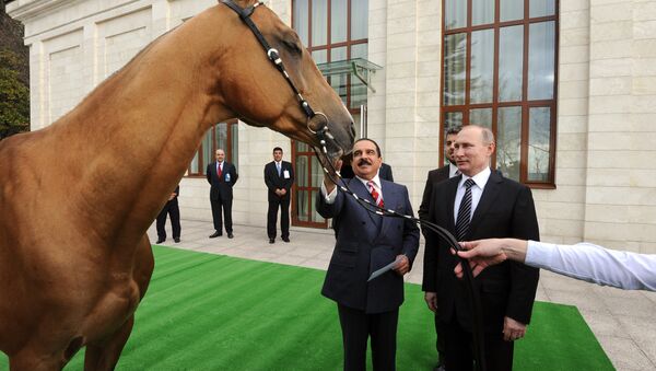 Susret Vladimira Putina sa kraljem Bahreina Hamidom bin Isom el Kalifom - Sputnik Srbija