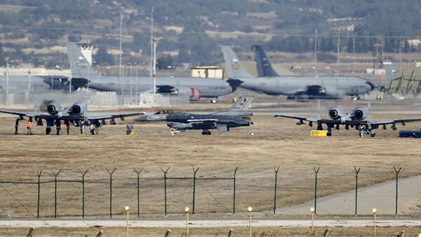 Авиони Ф-16 у турској бази - Sputnik Србија
