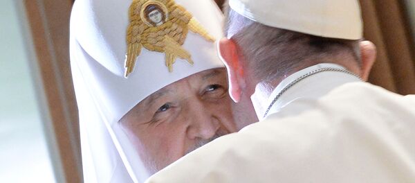 Susret patrijarha Kirila i pape Susret patrijarha Kirila i pape - Sputnik Srbija