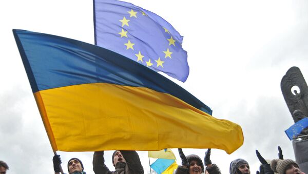 Pristalice integracija Ukrajine u EU - Sputnik Srbija
