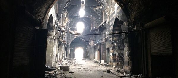 Roofed market in the Old Town of Aleppo. - Sputnik Србија