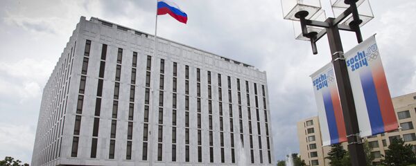 Deo kompleksa ruske ambasade  u Vašingtonu - Sputnik Srbija