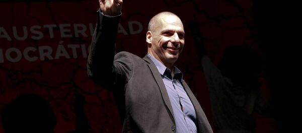 Janis Varufakis u Madridu - Sputnik Srbija