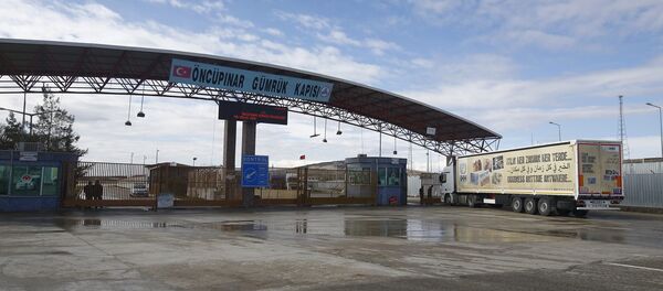 Гранични прелаз Турске и Сирије Гранични прелаз Турске и Сирије - Sputnik Србија