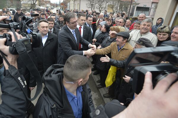 Александар Вучић у Свилајнцу Александар Вучић у Свилајнцу - Sputnik Србија