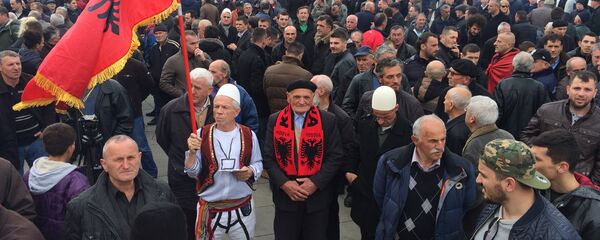 Протест опозиције у Приштини - Sputnik Србија