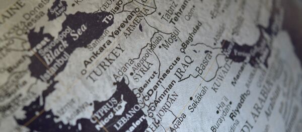 Karta Bliskog istoka Karta Bliskog istoka - Sputnik Srbija