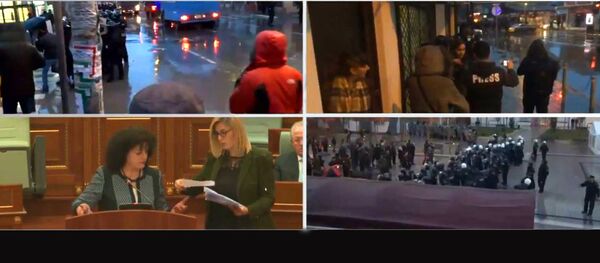 Protesti u Prištini - Sputnik Srbija