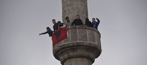 Протест опозиције у Приштини - Sputnik Србија